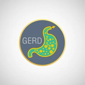 Gerd logo vector icon Stock Illustration