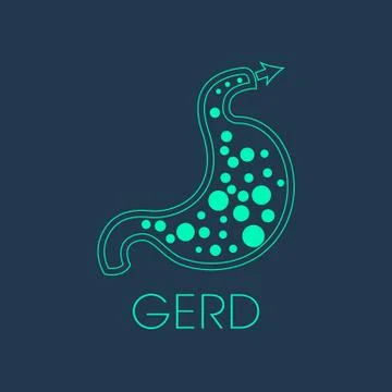 Gerd logo vector icon Stock Illustration