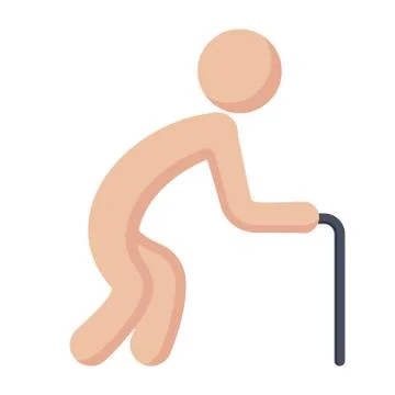 Geriatrics Vector Icon Stock Illustration