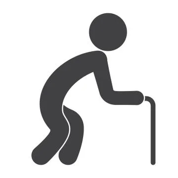 Geriatrics Vector Icon Stock Illustration