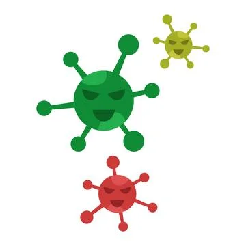 Germ virus vector illustration. Stock Illustration