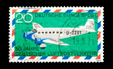 German airmail Stock Photos