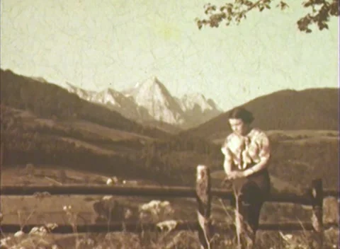German Alpine Views (1940s) Stock-Footage 153398185