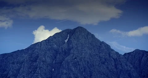 German alps. Fast clouds. Stock Footage 283638098
