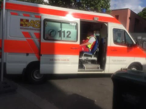 German ambulance Stock Photos