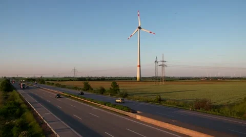 German Autobahn - 150 fps Video stock 64361035