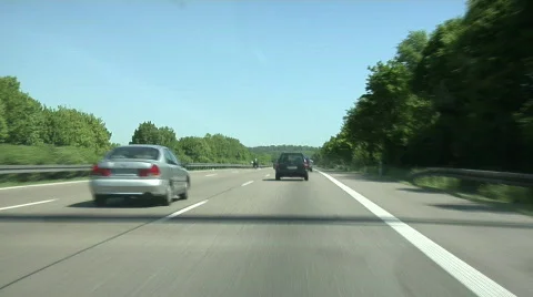 German Autobahn Video stock 130587