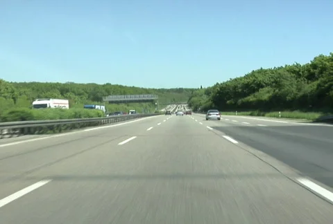 German Autobahn Vídeo Stock 130594