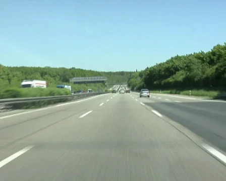 German Autobahn Stock Footage 130595