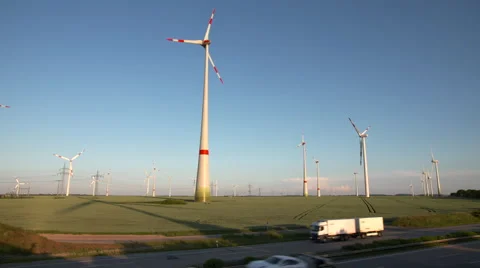 German Autobahn Stock Footage 64370227