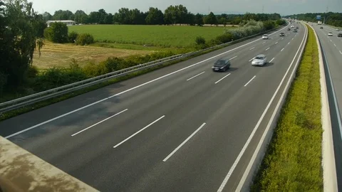 GERMAN AUTOBAHN 스톡 동영상 74480367