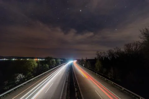 German Autobahn Stock Photos