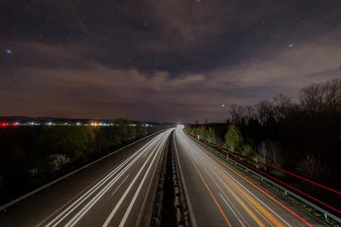 German Autobahn Stock Photos