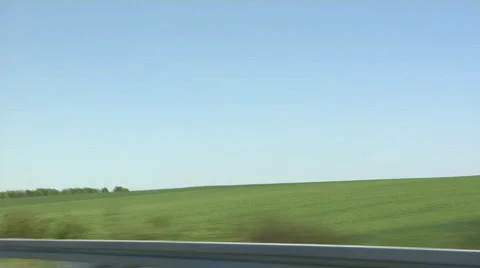 German Autobahn side view Vidéo 130597