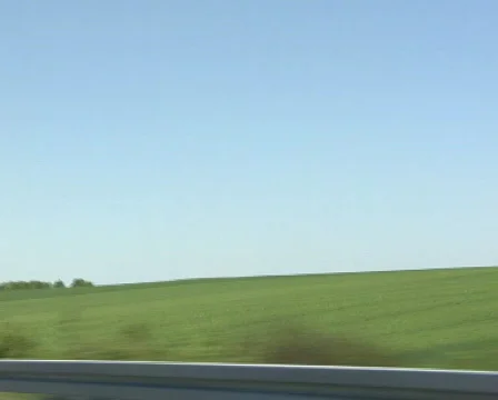 German Autobahn side view Stock Footage 130603