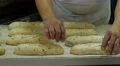 german baker cut bread dough 4k or 4k+ Resolution