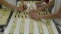 german baker making chocolate roll buns time lapse 4k or 4k+ Resolution