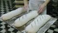 german baker prepare and cut huge bread dough 4k 11693 4k or 4k+ Resolution