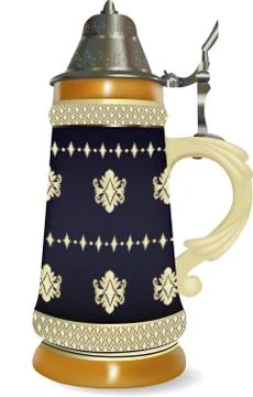 German beer stein Stock Illustration