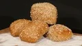 German bread oak roll bun on aturntable 2 shots 4k or 4k+ Resolution