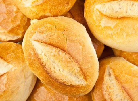 German bread roll or bun Fotos de archivo