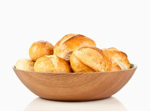 German bread roll or bun Fotos de archivo