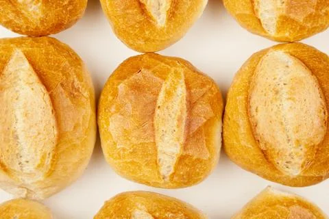 German bread roll or bun Fotos de archivo