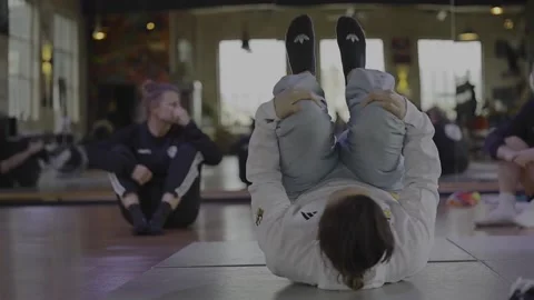 German breakdancing team trains for the Paris Olympics, Aalen, DE - 19 Apr 2024 Stock Footage 273118027