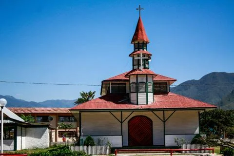 German building in Peru Stock Photos