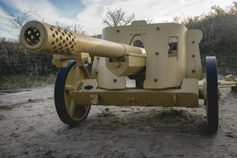 German Bunkers Ouddorp Stock Photos