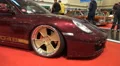 German cars and US-cars at Motorshow tuning fair HD Footage