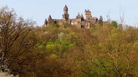 The german castle braunfels in spring 4k 25fps video Stock-Footage 271331253