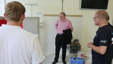 German construction team trains for WorldSkills 2026, Berlín, DE - 05 Aug 2026 Stock Footage 341507724