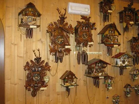 German cuckoo clock Stock Photos