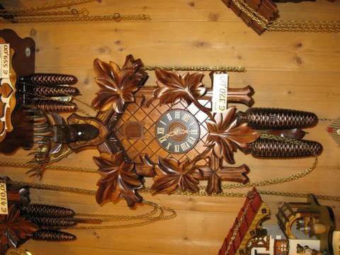 German cuckoo clock Stock Photos