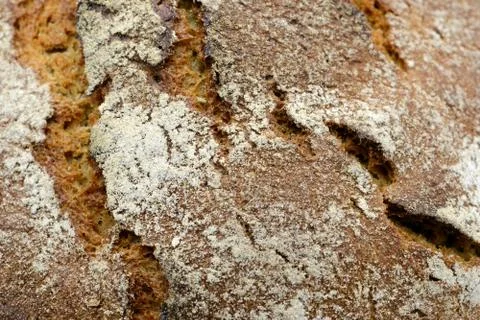 German dark bread texture background Foto stock