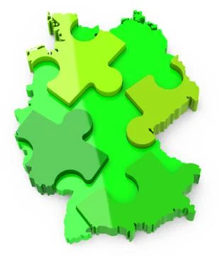 German energy transition Stock Illustration