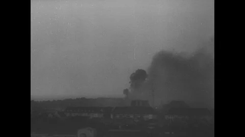 German fighters return to re-load Stock Footage 103388382
