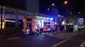German fire brigade team working at night in the city 4k 4k or 4k+ Resolution