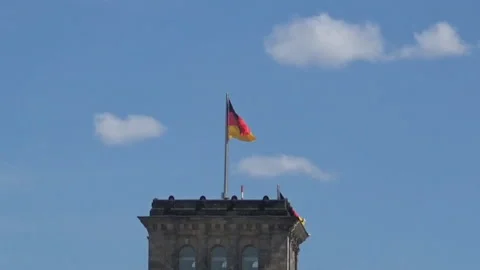 German flaag Stock-Footage 91928373