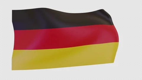 German flag 4K 30FPS 動画素材 239535351