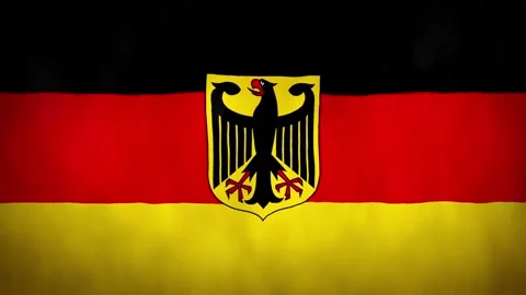 German Flag in 4K Motion Graphics Stock Footage 249892185
