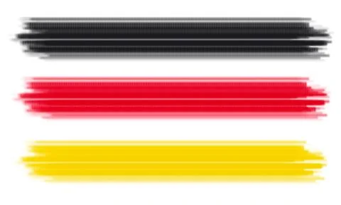 German flag abstract Stock Illustration