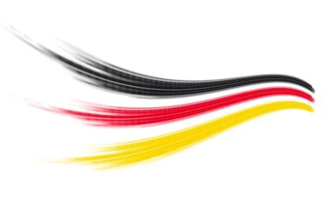 German flag abstract Stock Illustration