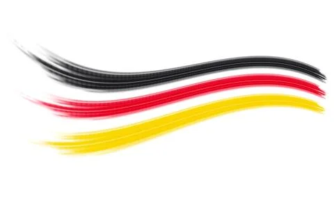 German flag abstract Stock Illustration