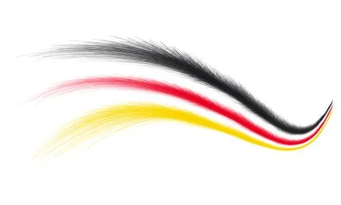 German flag abstract Stock Illustration