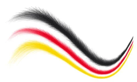 German flag abstract Stock Illustration
