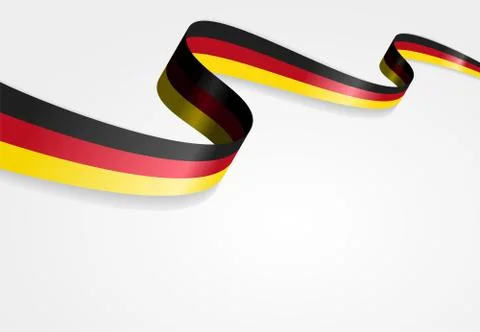 German flag background. Vector illustration Stock Illustration