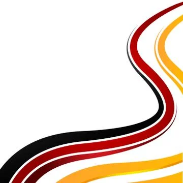 German flag background. vector illustrator Stock Illustration