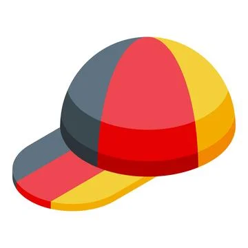 German flag baseball cap celebrating national pride Stock Illustration